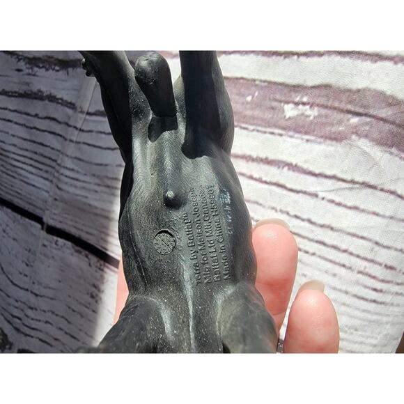 Terra by Battat Farm Animal Black Angus Bull Cow Toy PVC Rubber Realistic Figure - Picture 7 of 7